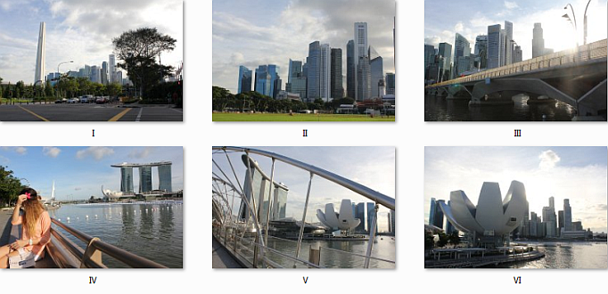 singapore skyline, skyline singapur