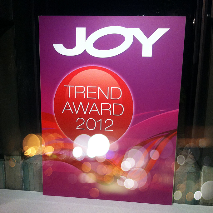 At the Joy Trend Award 2012
