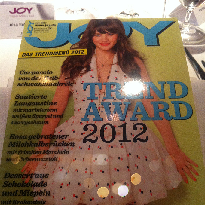 At the Joy Trend Award 2012