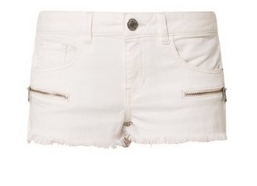 weiße jeans shorts guess