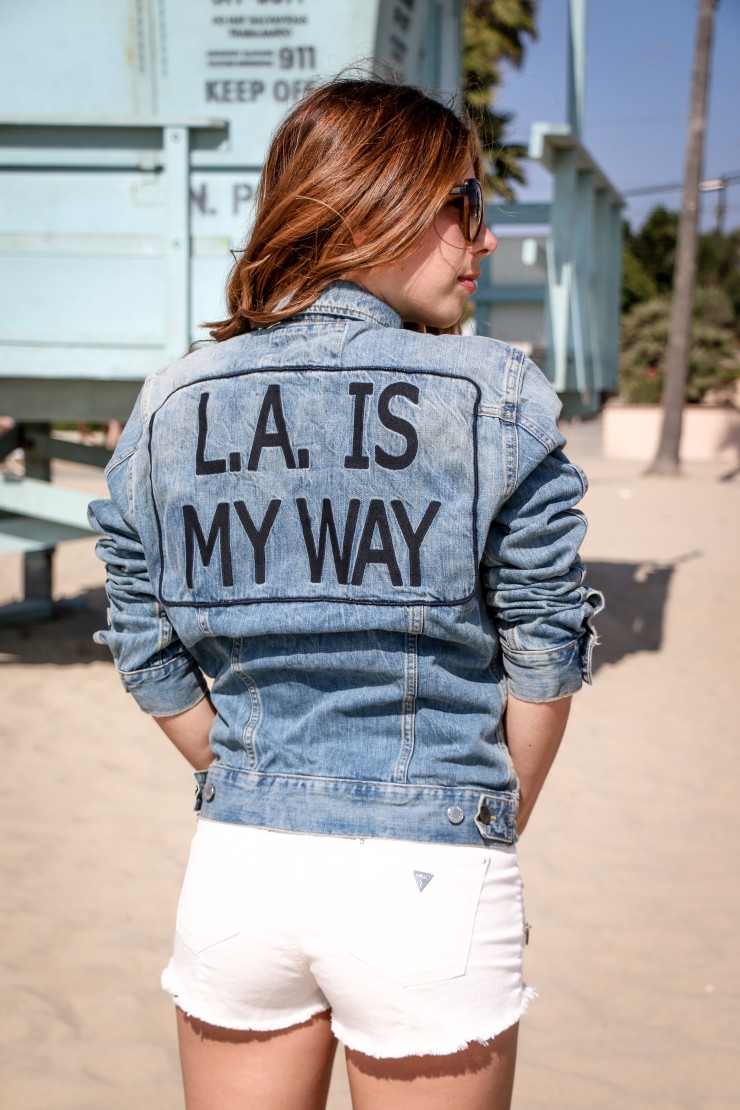 L.A. is my way Jeans Jacket by Guess