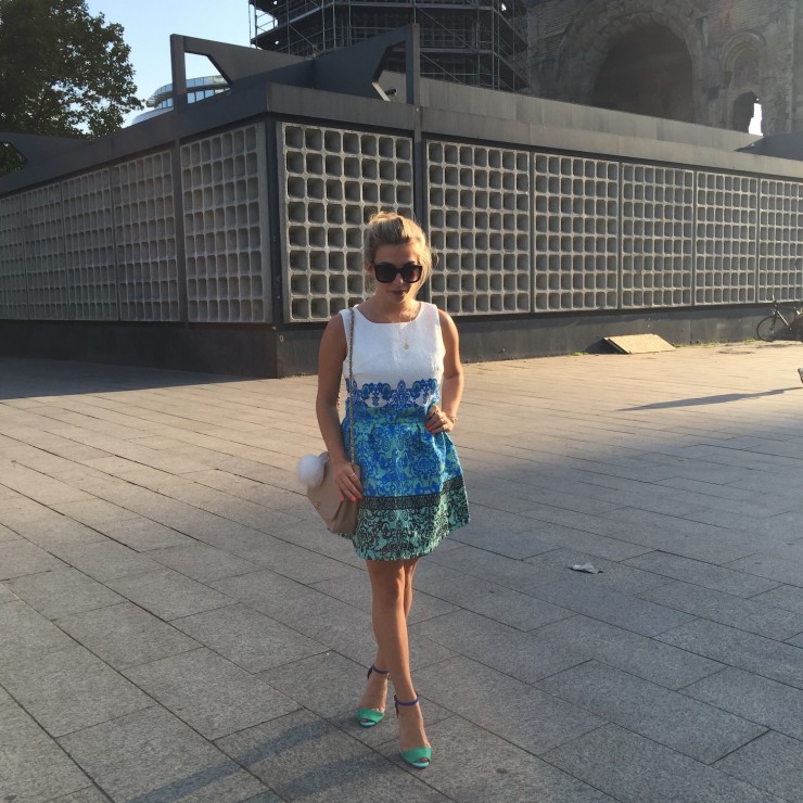 MBFW Berlin Sommer 2015 - Kleid mit Muster