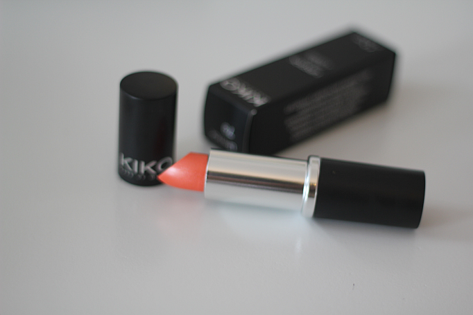 oranger Lippenstift Kiko