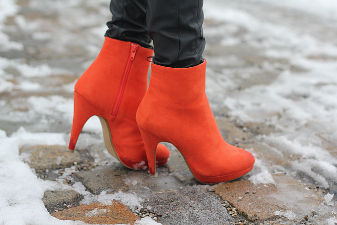 shoes orange H&M